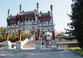 A Colored Archway, Gate of Dispelling Clouds, Summer Palace
